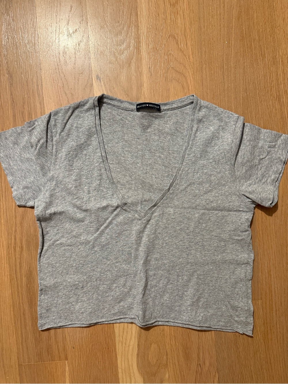 Mixed Women's Brandy Melville Tops Bundle — White, Black, Gray, Light Blue - Picture 7 of 16